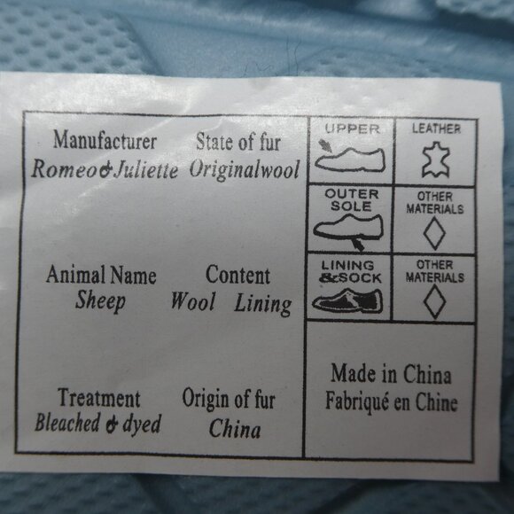 BearPaw Tabitha Tourmaline Blue Suede Wool Platform Clog Slippers NWT Womens 10 - Picture 14 of 16